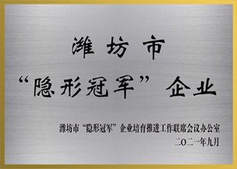 濰坊市“隱形冠軍”企業(yè)